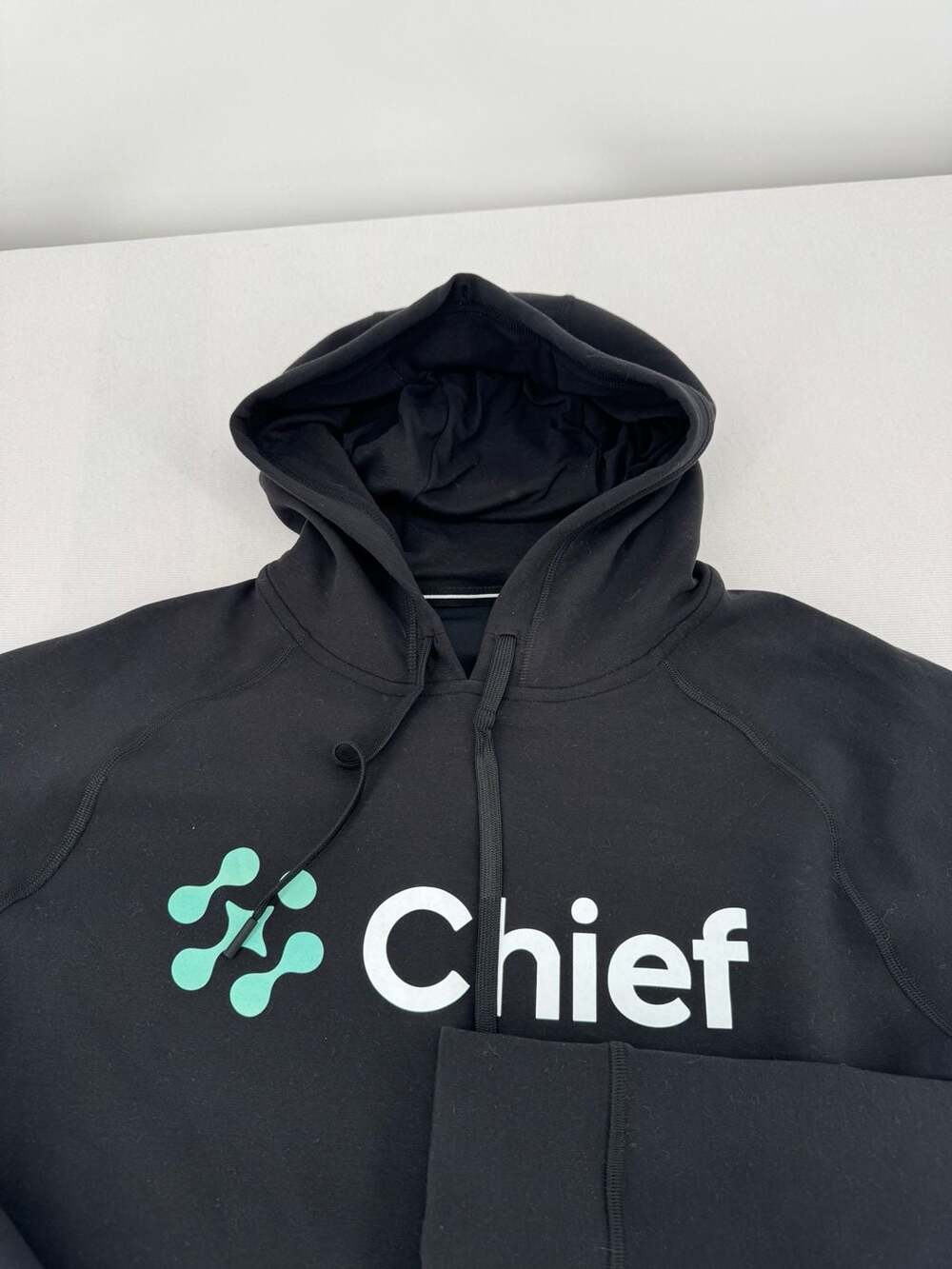 Ten Thousand Chief Hoodie Size S Black Double Knit Pullover